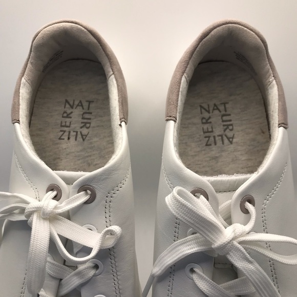 Naturalizer Women's Morrison 2.0 White Leather Lace Up Sneakers Size 8.5W - Picture 8 of 12
